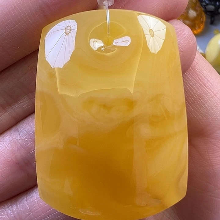 蜜蜡颈饰未镶嵌mi la