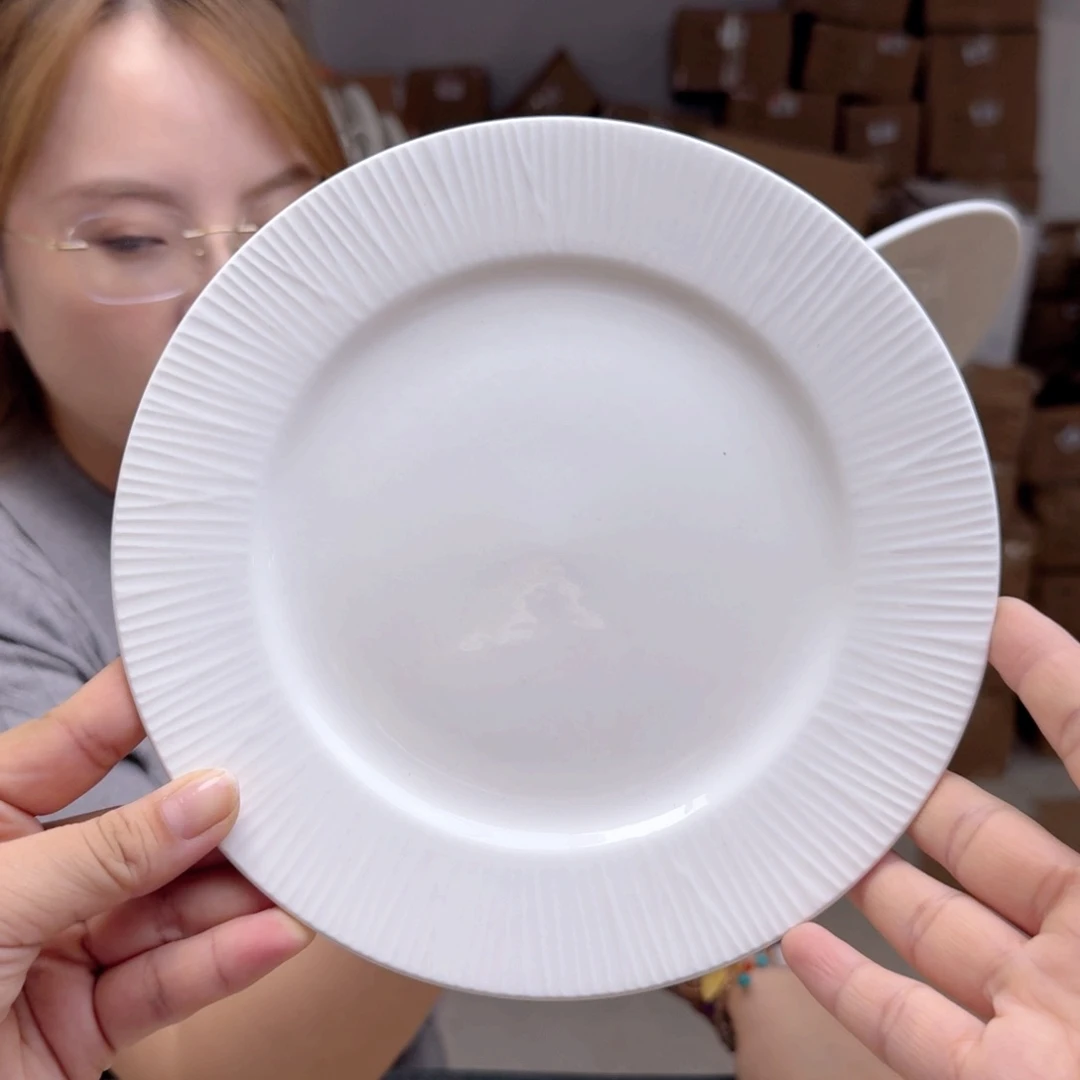 瓷8英寸盘口径20cm2只