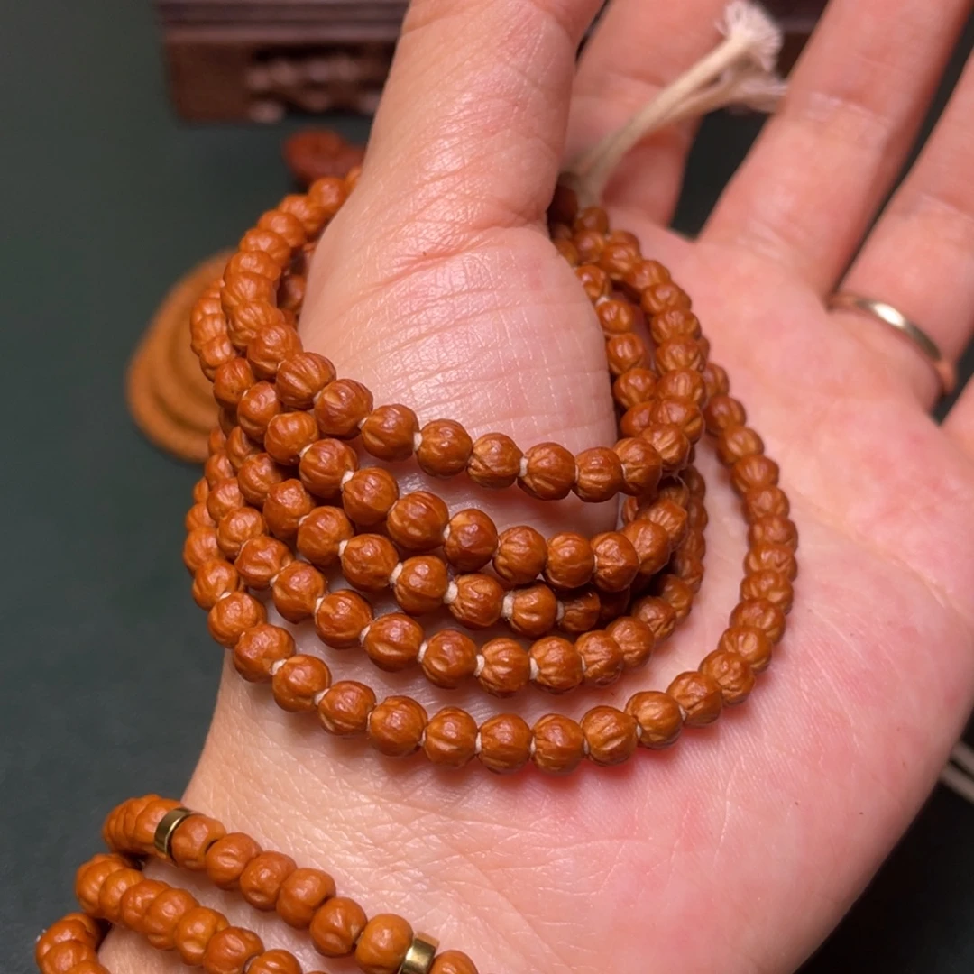 柏香籽/百香籽吊坠莲花金豆