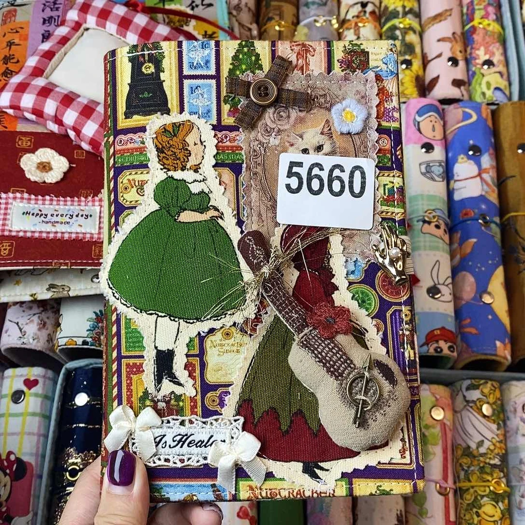 织绣A6活页不送纸5660