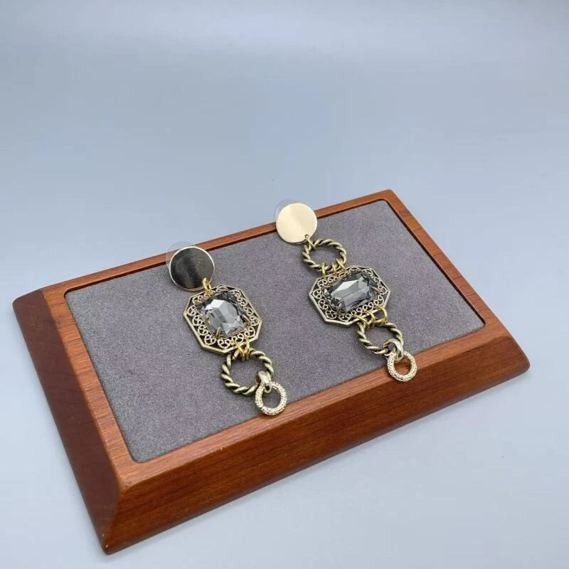 铜合金大理石耳饰 DXIE铜合金项链Laura手工设计复古轻LA160