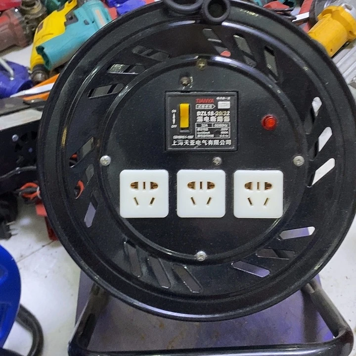 可绕50米电线电缆收线盘.金属空盘