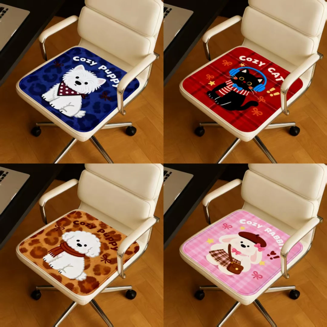 【力力猪】冬季办公室久坐海绵椅垫宿舍学生坐垫汽车座垫家用沙发垫