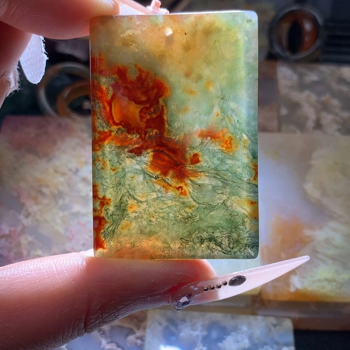 玛瑙/玉髓颈饰未镶嵌盐***祖