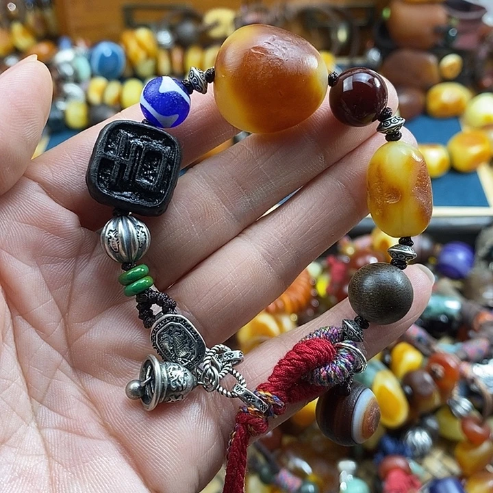 蜜蜡未镶嵌手链手链