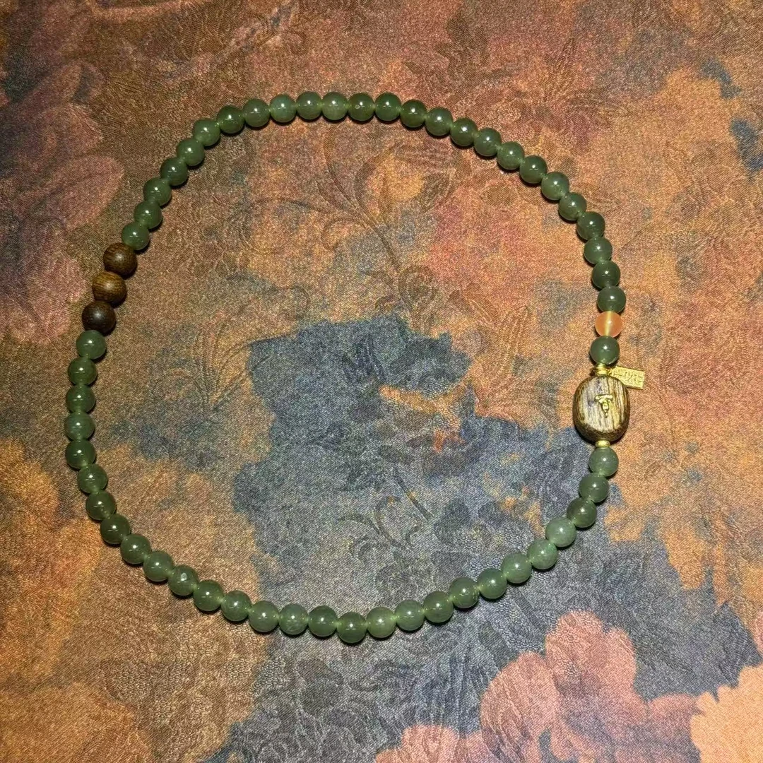 碧绿珠手串双圈K397 无礼盒