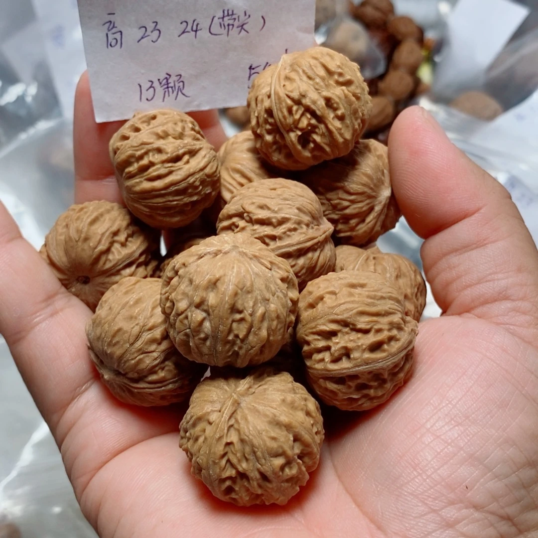 爆***花文玩核桃吊坠磨盘单圈