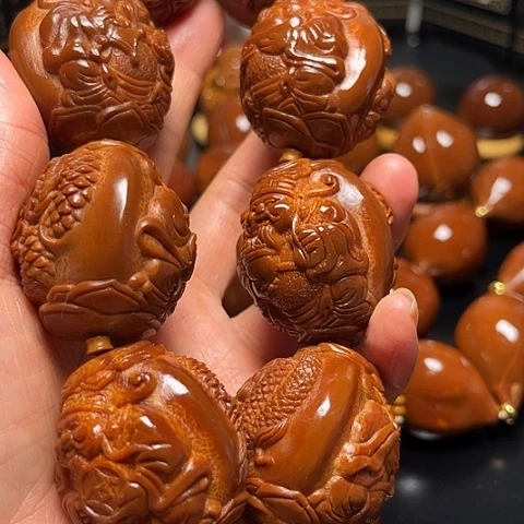 手串/手链橄榄核龙财