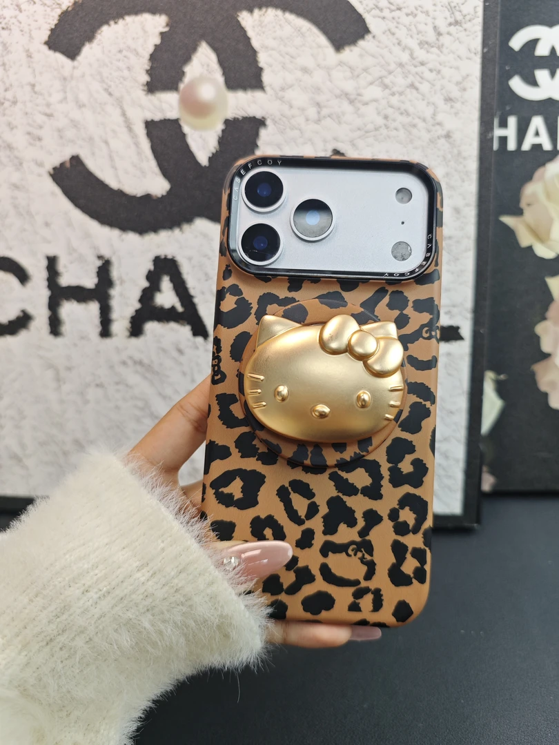 徐好物豹纹kt磁吸菲林壳适用苹果17promax手机壳15硬iPhone16/14