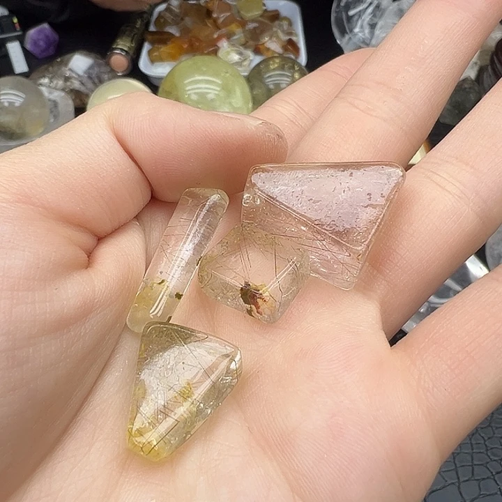 未镶嵌水晶珠宝半成品92水晶