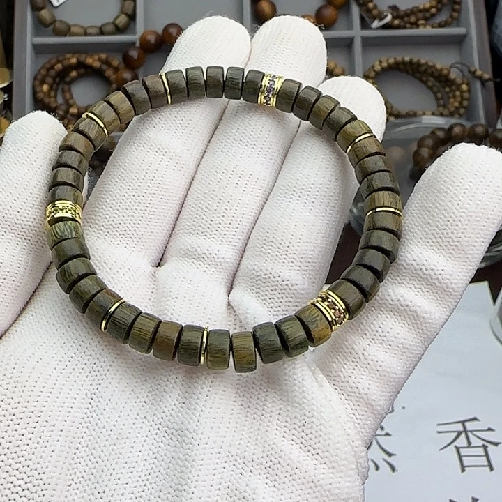 阿根廷绿檀药片珠0.7