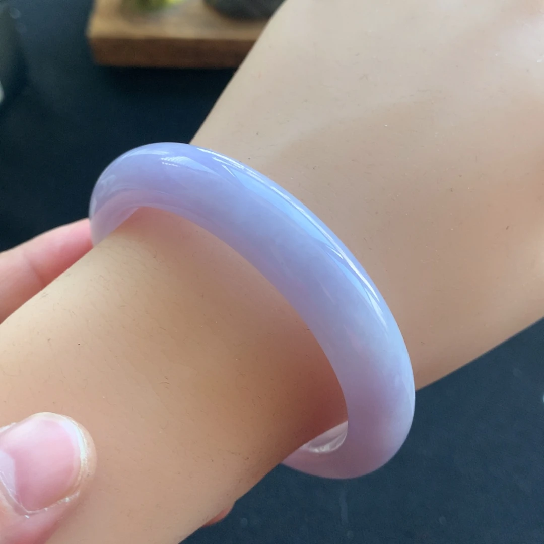 翡翠未镶嵌手镯27号53正