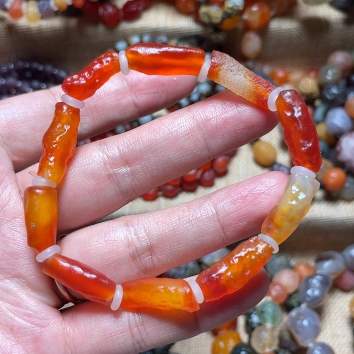 玛瑙/玉髓合金手链