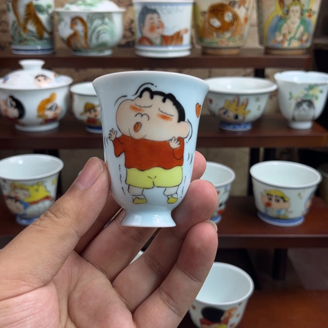 手绘小新闻香杯子