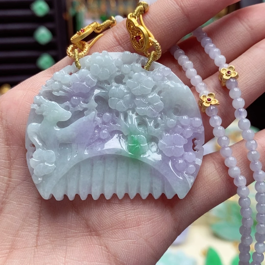 颈饰未镶嵌翡翠翡翠吊坠