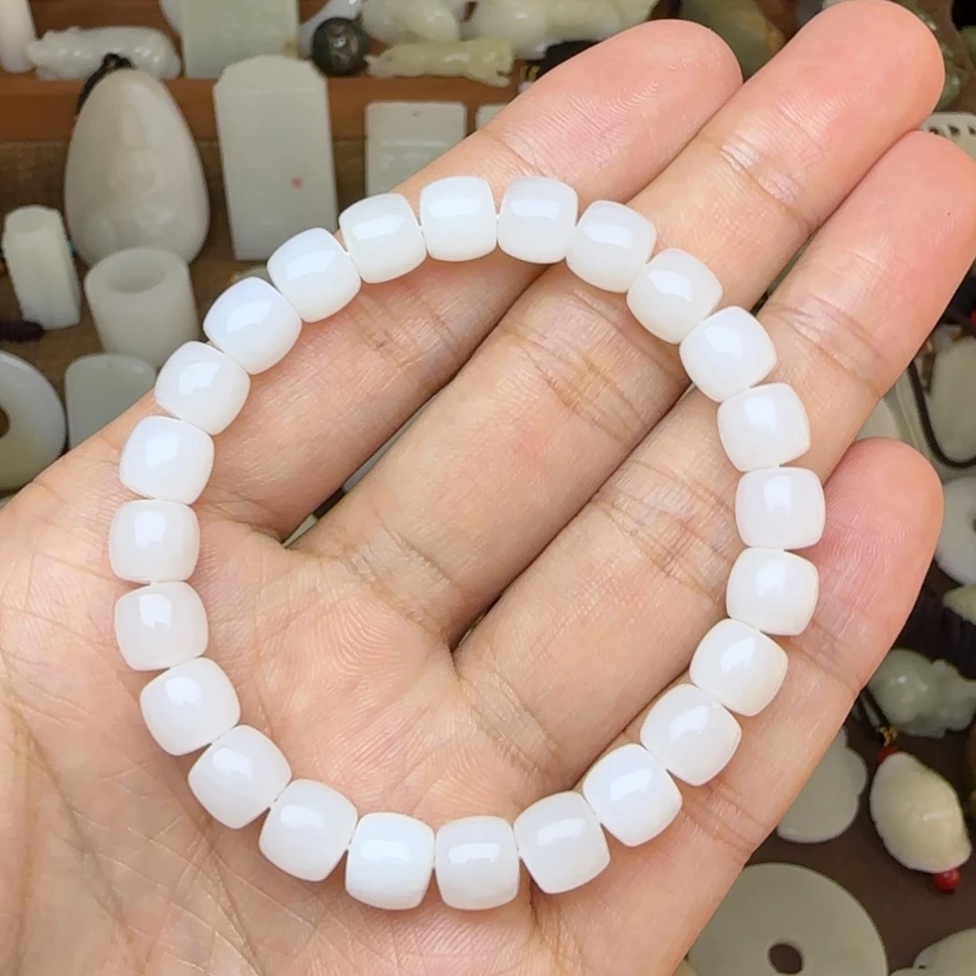 和田玉未镶嵌挂件卡8