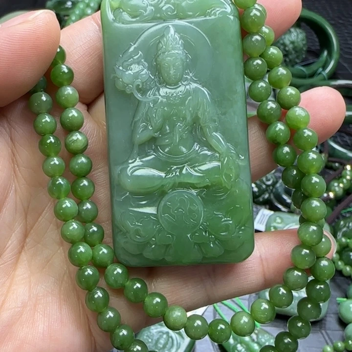 和田玉吊坠未镶嵌鹏**^