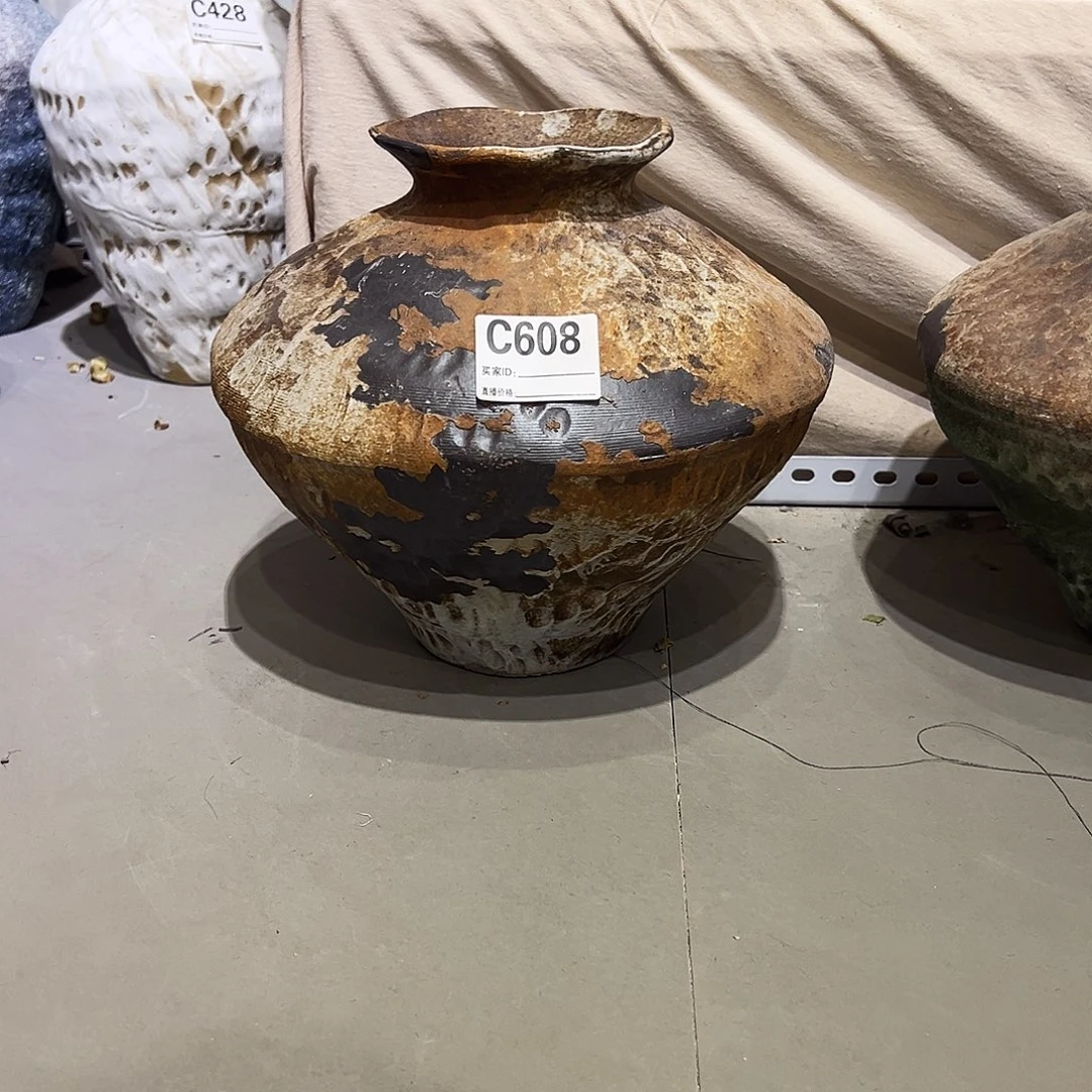 瓶C603高26口9陶瓷花瓶无孔