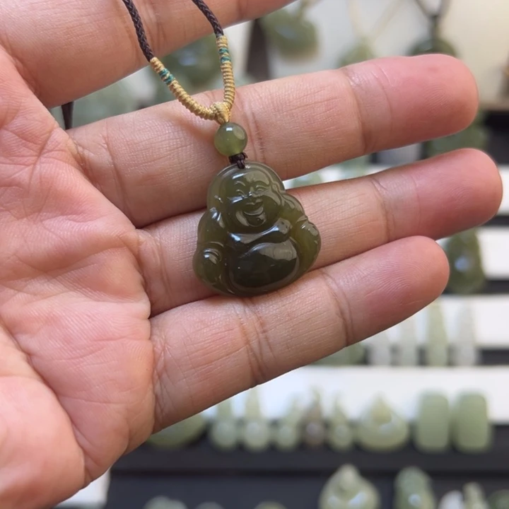 和田玉未镶嵌吊坠(不含链)666