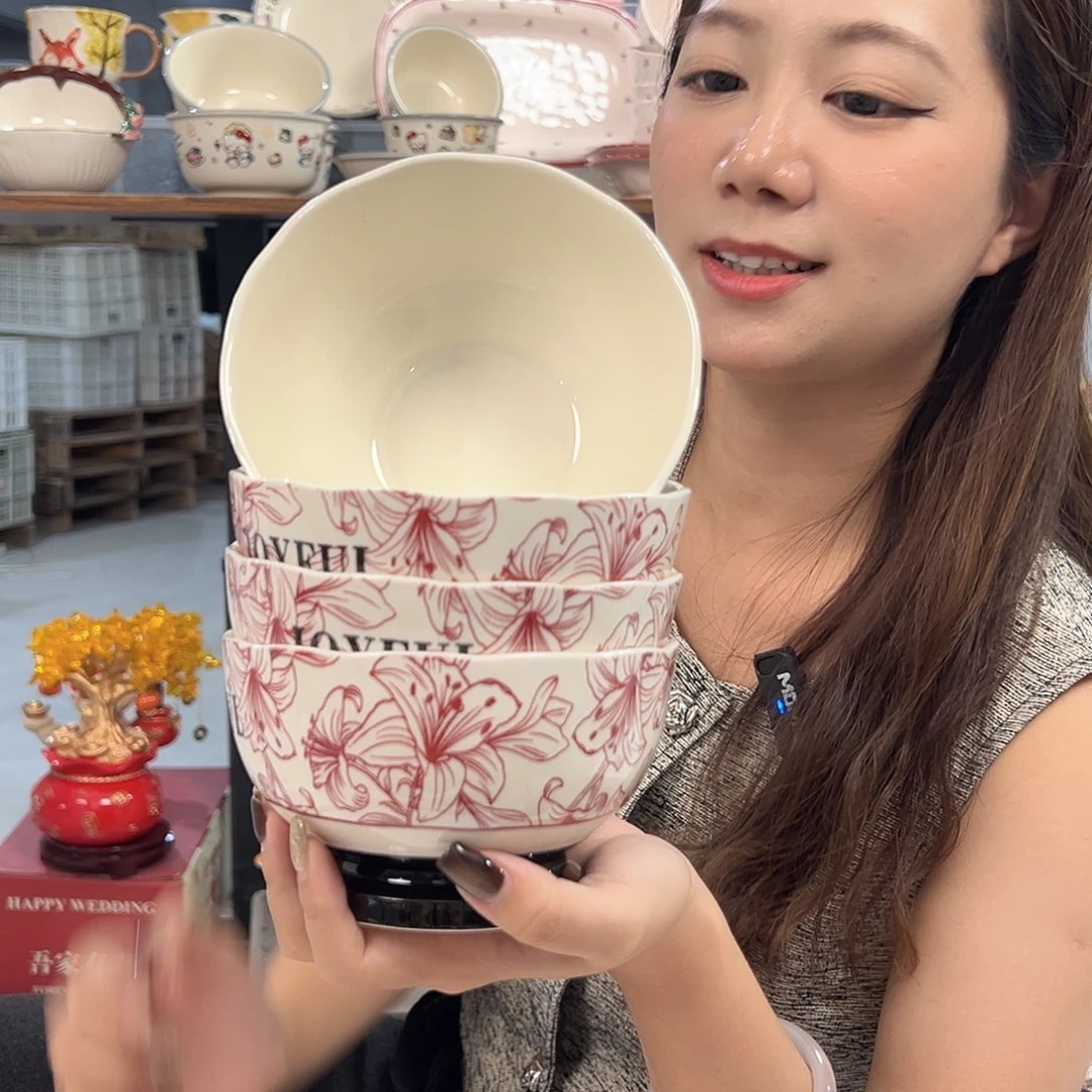 潮州微瑕陶瓷餐具5寸