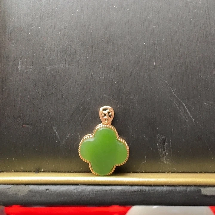 和田玉银S925镶嵌颈饰