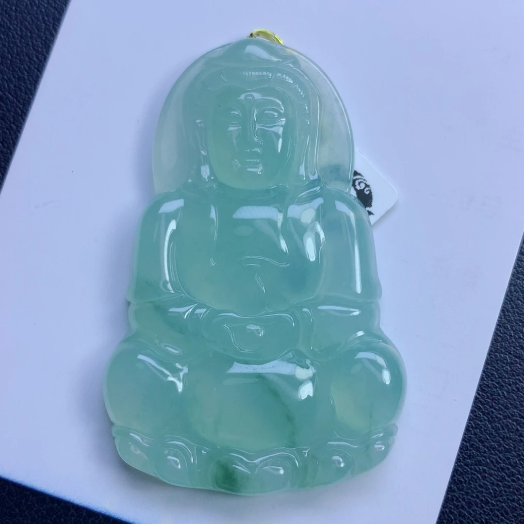 颈饰未镶嵌翡翠观音
