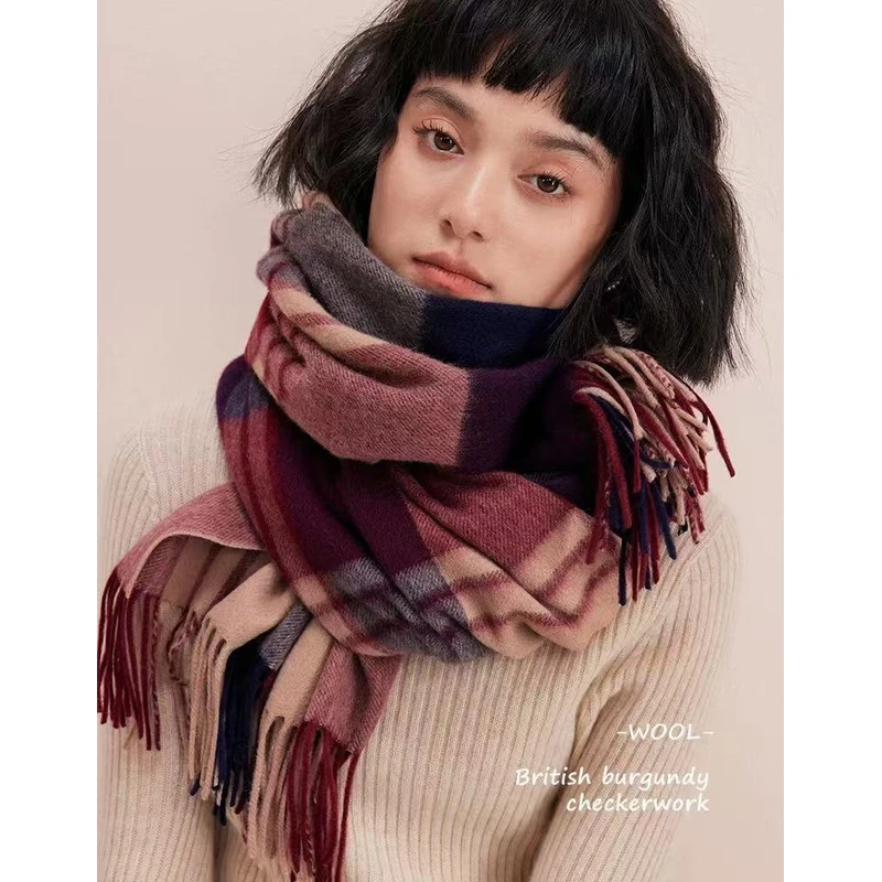 A161 围巾[蓓儿]工厂直营设计师原创高级感秋冬针织女装上衣外套