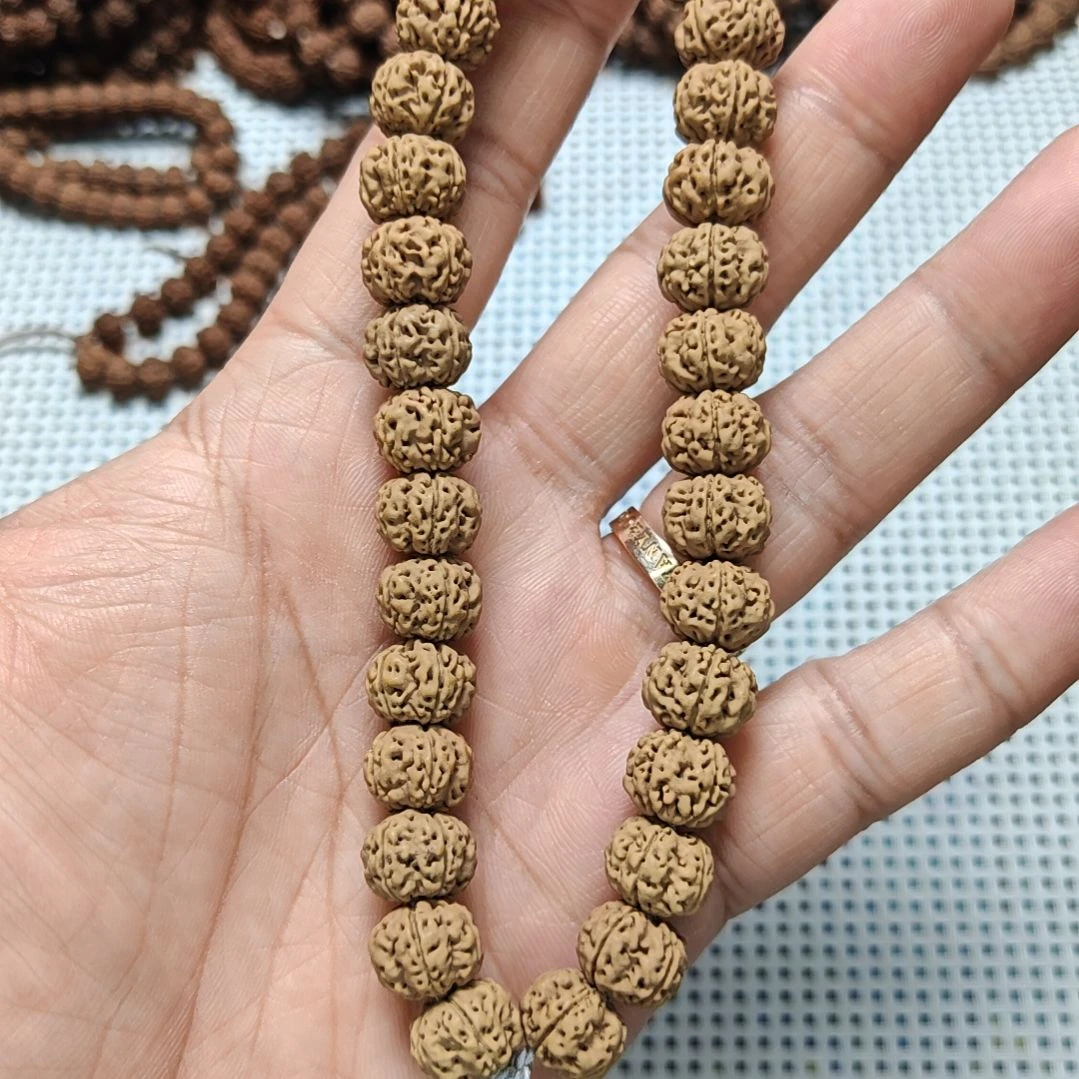 金刚菩提吊坠凹底梅花黄金甲不退不换