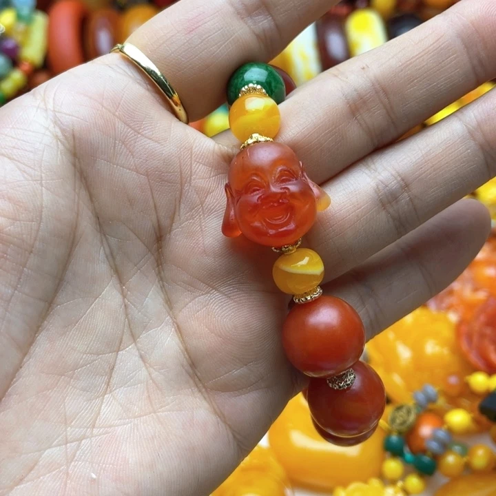 树脂制品110号雕刻手串