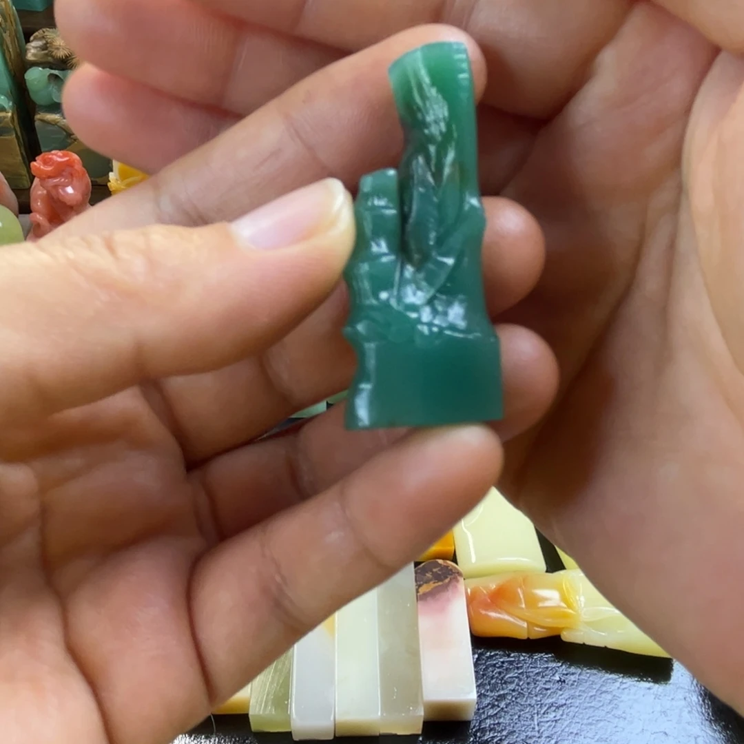 寿山石印石雅安节节高