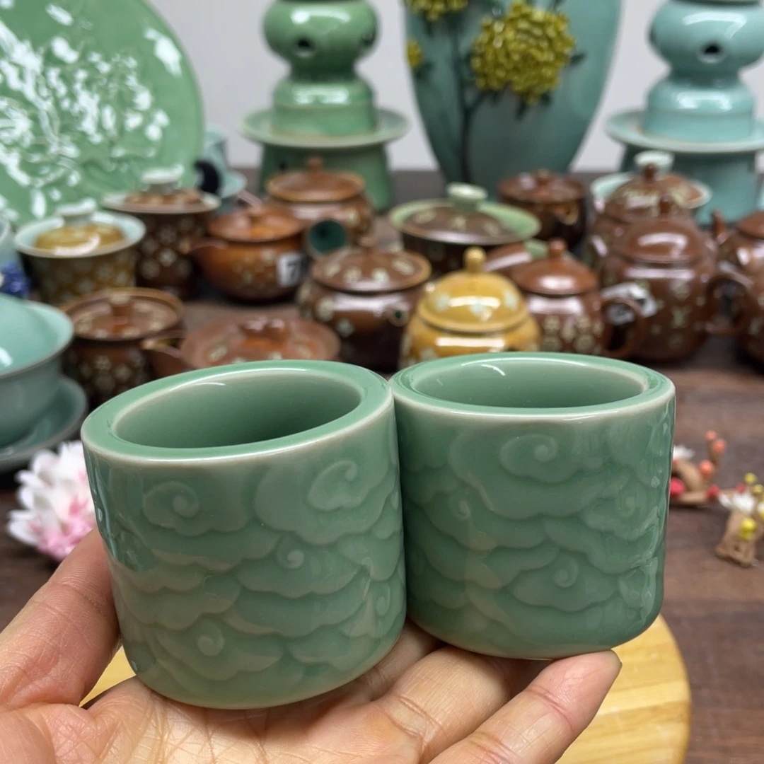 微瑕特价青瓷青瓷2个