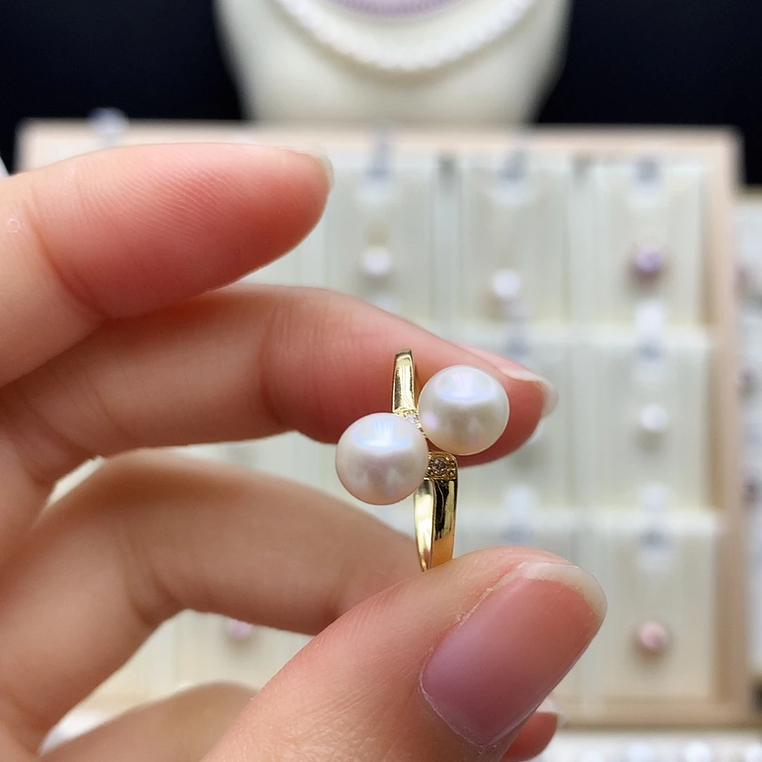 淡水珍珠合金颈饰