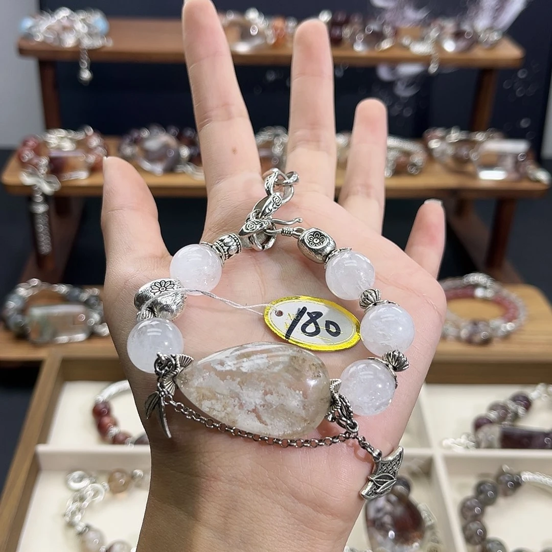六***耳合金手链水晶手串