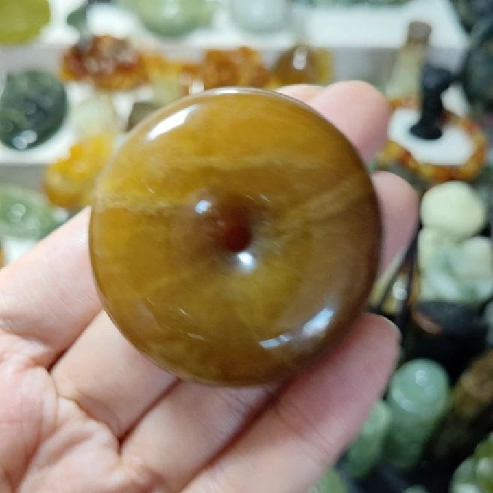 未镶嵌岫玉平安扣