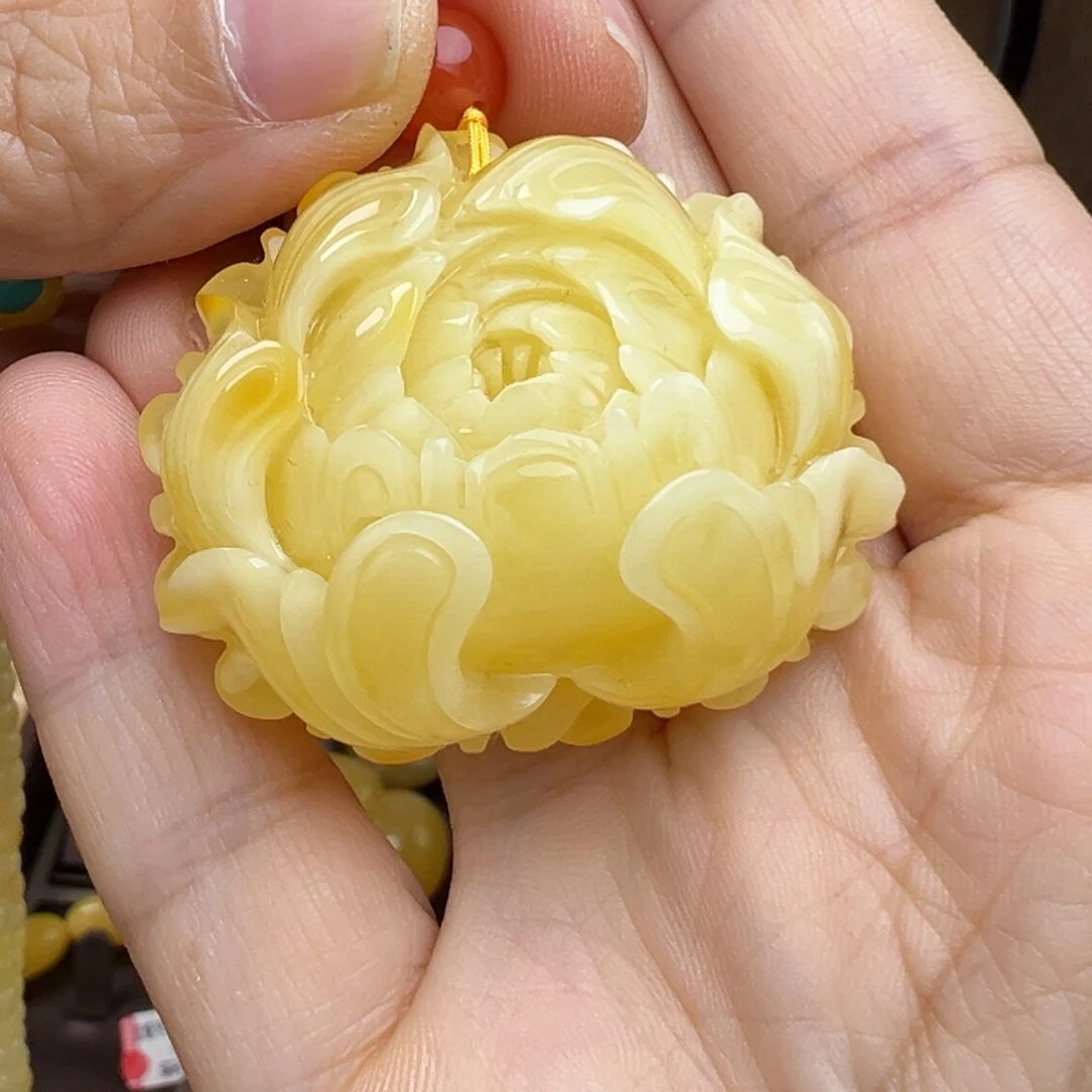 蜜蜡吊坠(不含链)未镶嵌K***y