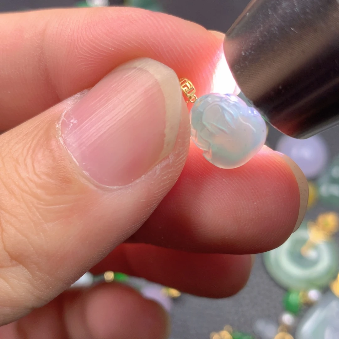【闪购商品】翡翠18K金镶嵌颈饰翡翠