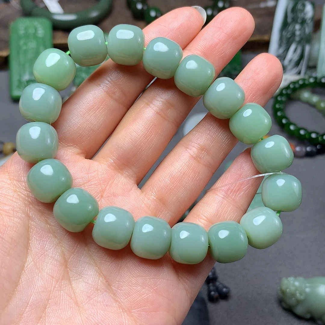 和田玉颈饰未镶嵌用****0手串