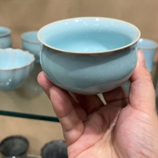 瓷片陶瓷茶具汝瓷茶具