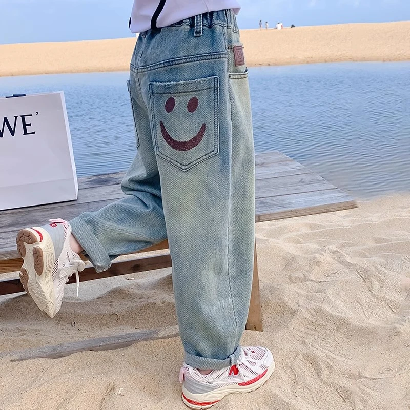 春秋新款时尚百搭高货潮流洋气网红款儿童KZ8023 儿童裤子