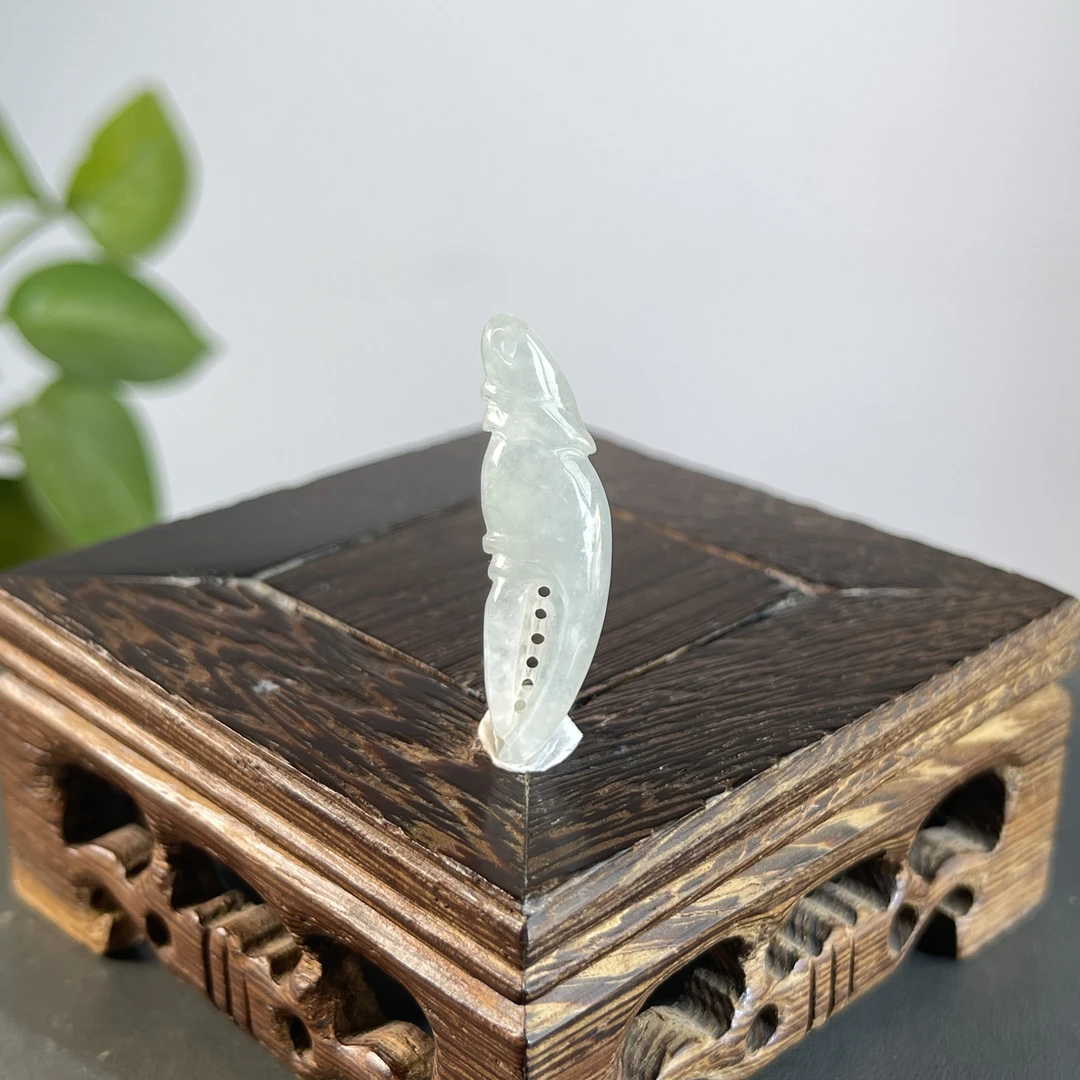 JCB14-04  天然缅甸A货翡翠  蟹钳