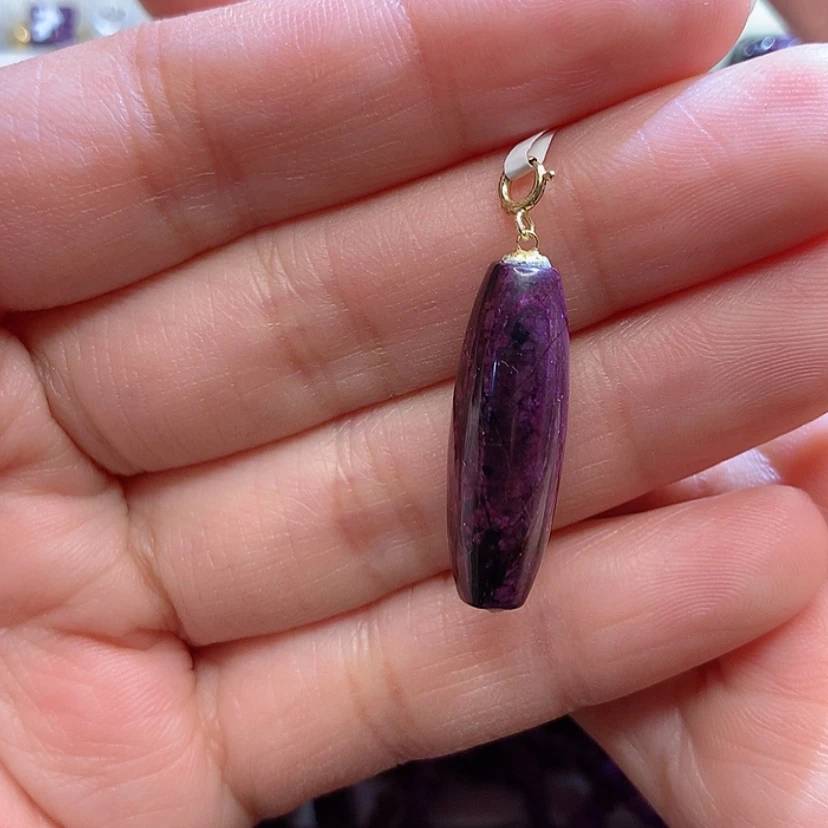 【闪购商品】苏纪石（舒俱来）吊坠18K金镶嵌