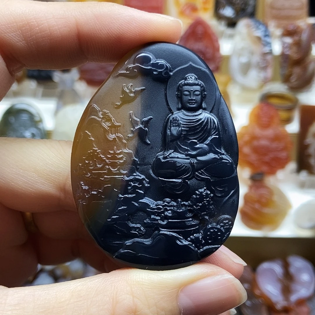 玛瑙/玉髓未镶嵌颈饰