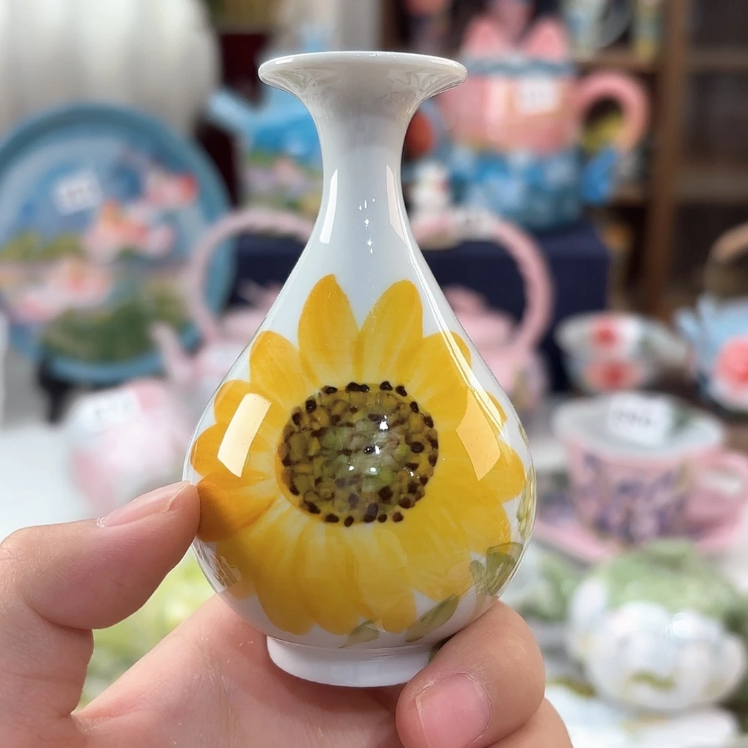 景德镇手绘高温釉下彩陶瓷茶具