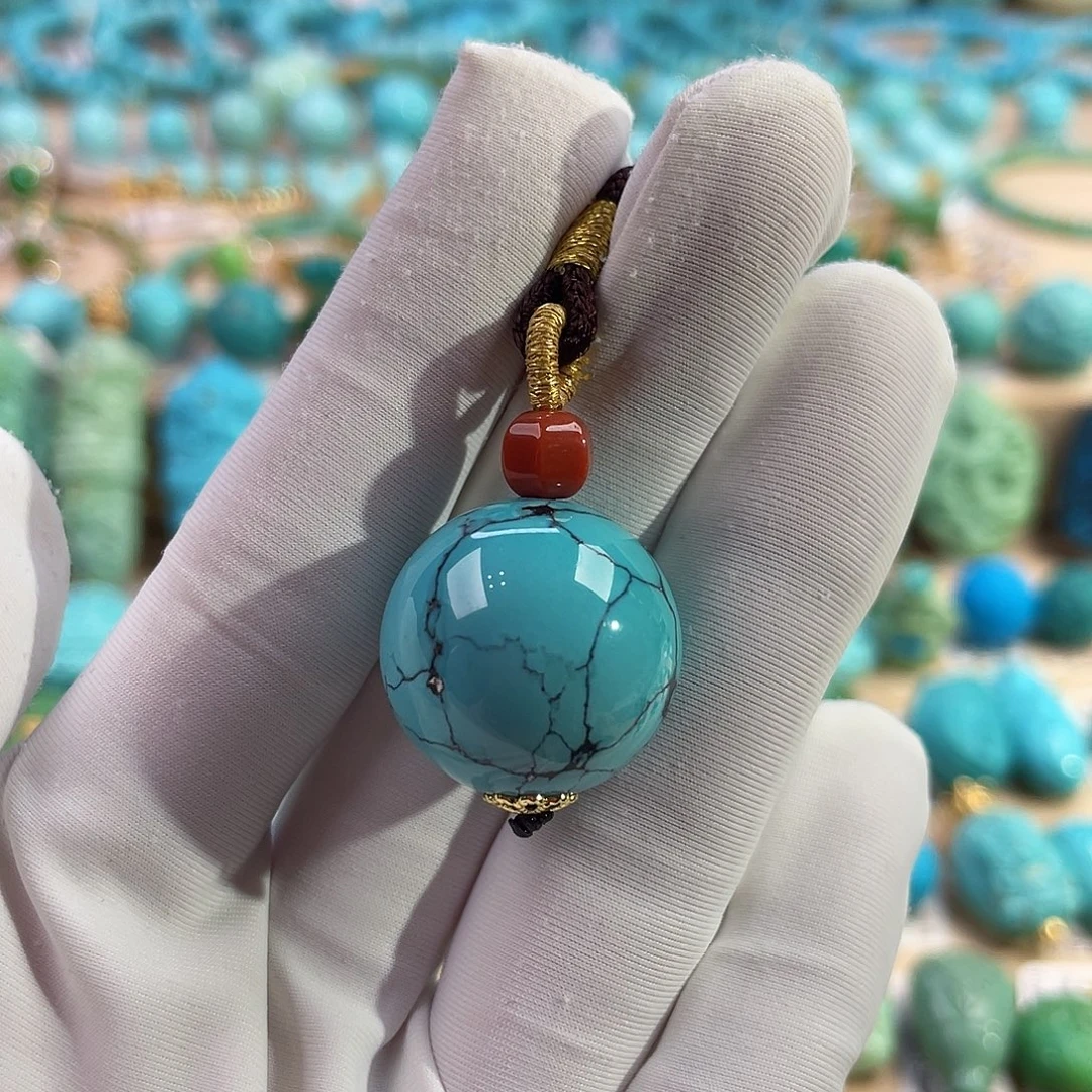 未镶嵌绿松石珠宝奇石20m