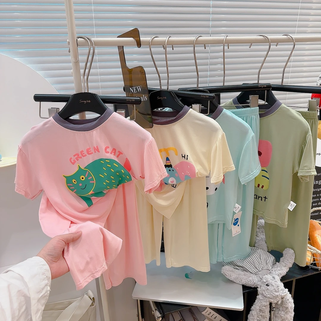 【7A抗菌】冰感韩版慵懒范春夏款莫代尔家居套装