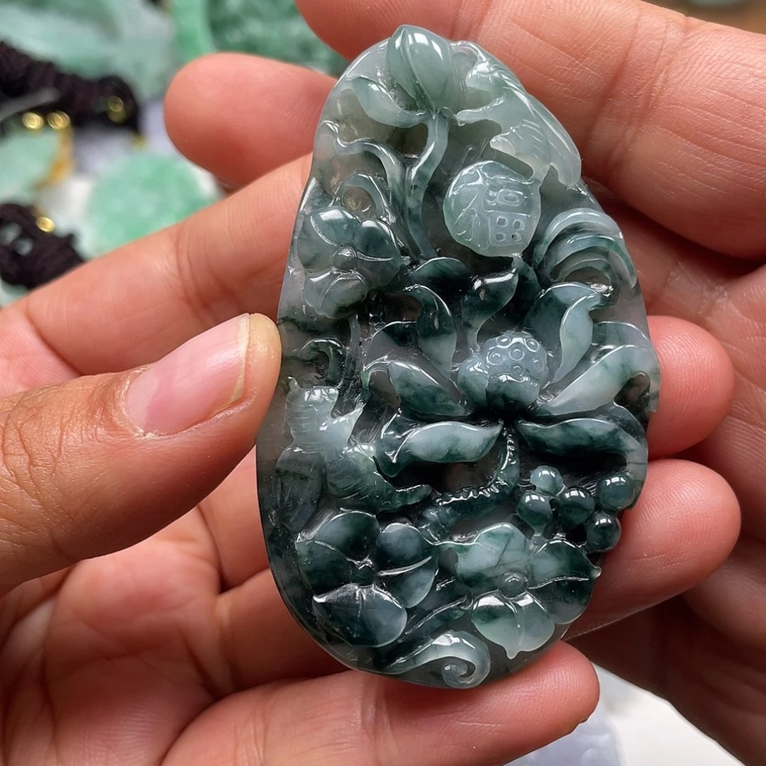 颈饰未镶嵌翡翠翡玉缘翡翠