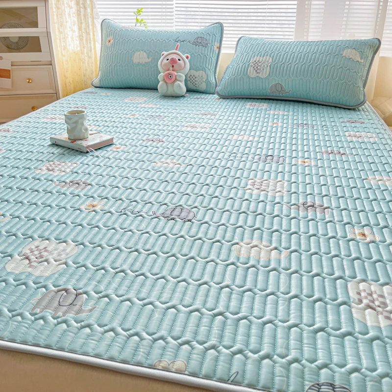 夏季乳胶凉席垫子学生宿舍夏天单人冰丝席加厚空调凉席双人夏凉席