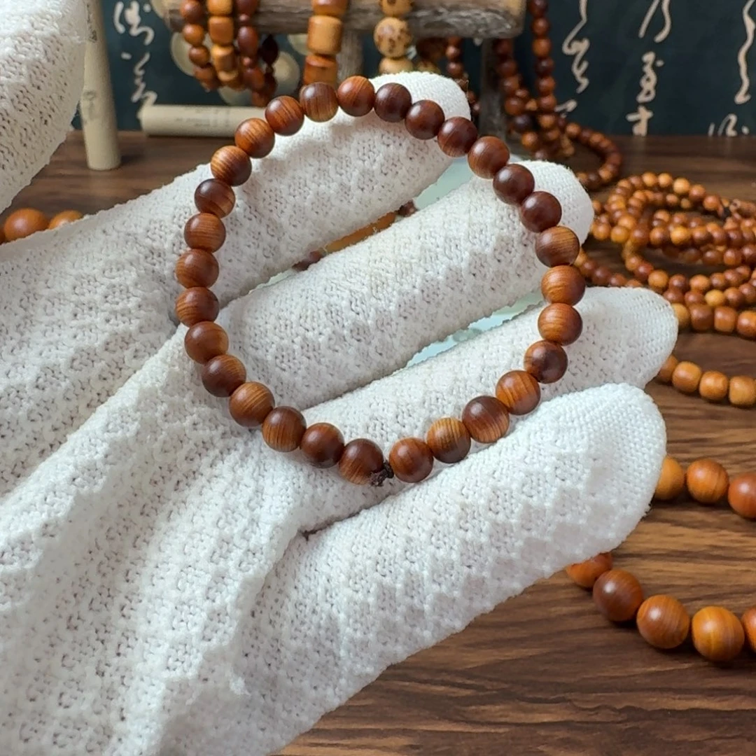 猫***妹手串/手链柏木（崖柏）0.6圆珠