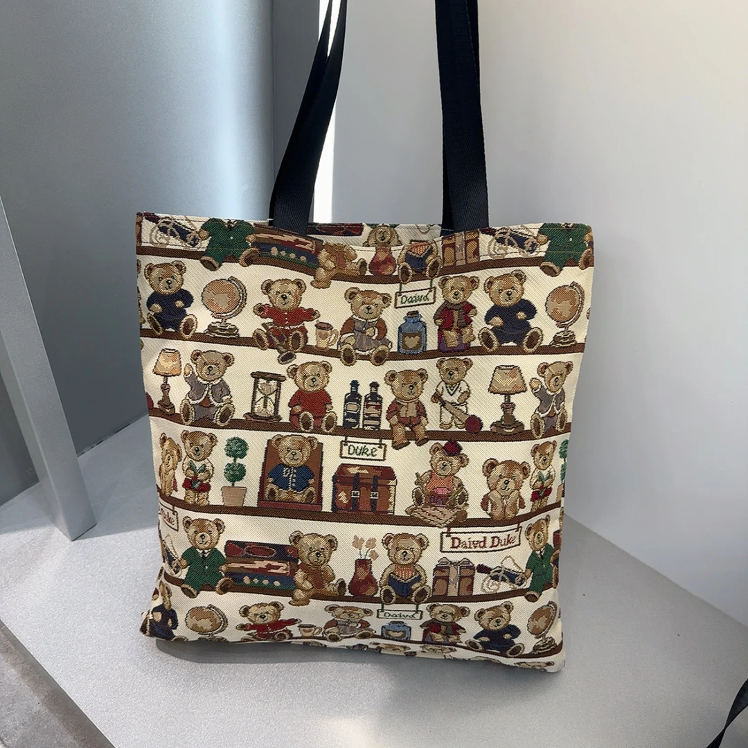 小田姐姐  福利 小熊熊手提包  3013红酒小熊