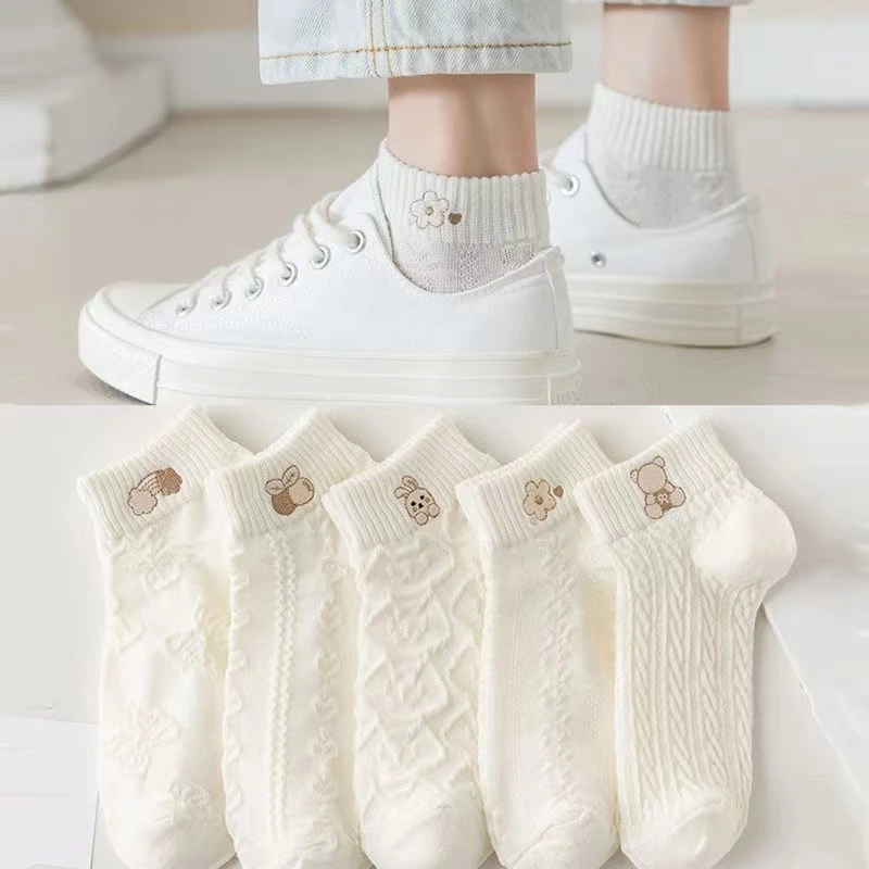 【粉丝福利】夏季女袜潮薄款短袜可爱百搭低帮学院风女生短筒袜子